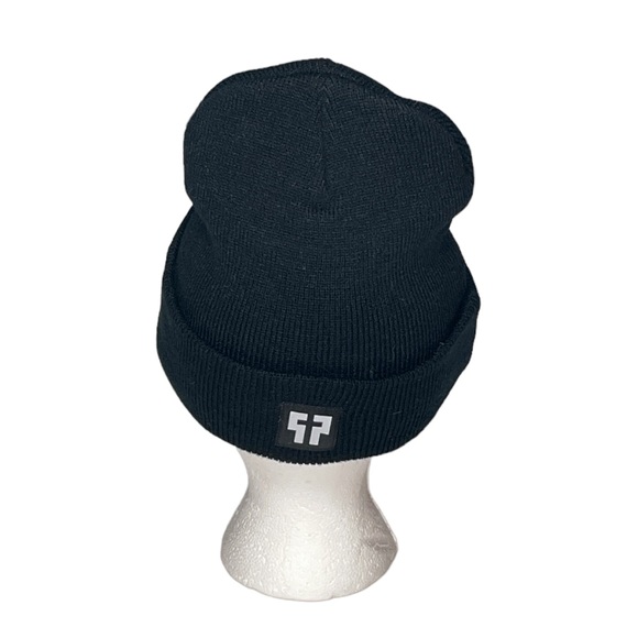 Explicit Sayings Beanie Hat Black - Picture 3 of 8